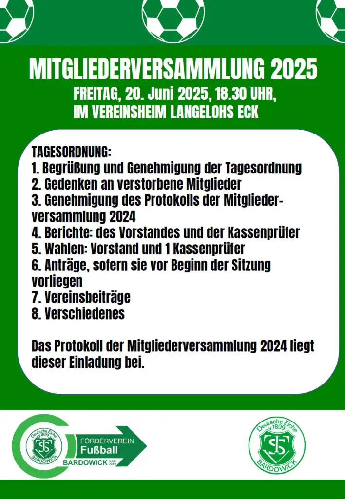 FFB Mitgliederversammlung 2025