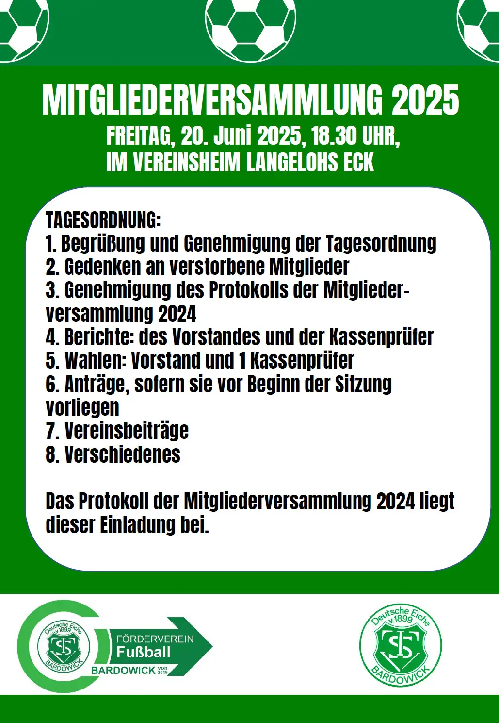FFB Mitgliederversammlung 2025